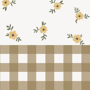 Tapeta do pokoju dla dziecka Rustic Garden White