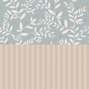 Tapeta do pokoju dla dziecka Delicate Twigs with Blue and Beige