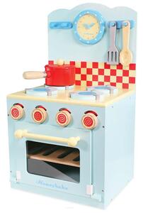 Kuchenka niebieska z piekarnikiem i płytą Le Toy Van