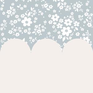Tapeta do pokoju dla dziecka Lace Meadow Blue And Milky