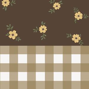 Tapeta do pokoju dla dziecka Rustic Garden Brown