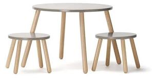 Kid's Concept - Zestaw mebli odpornych na zarysowanie KID'S BASE - Brąz
