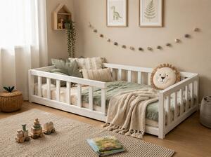 Drewniane Łóżko Bukowe dla dziecka FLOOR BED MONTESSORI - szybka wysyłka