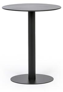 Metalowy stół bistro RONDA, średnica 60 cm, do użytku zewnętrznego, grafit