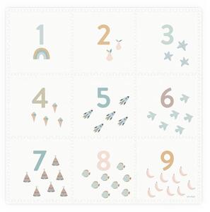 Play&Go Dwustronna Mata Piankowa EEVAA 3w1 Numbers / Dots