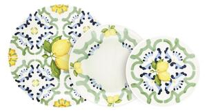 18-częściowy zestaw ceramicznych naczyń Villa Altachiara Amalfi