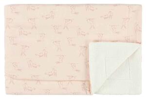 Koc niemowlęcy polarowy 75x100 cm - Rosy Rabbit Trixie Baby