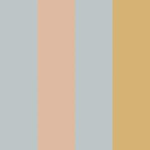 Tapeta do pokoju dla dziecka Stripes blue salmon yellow