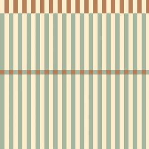 Tapeta do pokoju dla dziecka Stripes nostalgia green vintage
