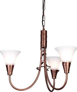 Elstead Elstead EM3-COPPER - Żyrandol na łańcuchu EMILY 3xE14/40W/230V ED0746
