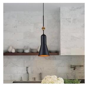Elstead Elstead ETOILE-P-M-MB - Żyrandol na lince ETOILE 1xE27/60W/230V śr. 17,8 cm czarny ED0744
