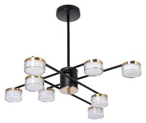 Venti LED Żyrandol 8xLED/6W/230V 3000-6500K śr. 68 cm złoty/czarny VE0529