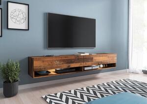 MINIO go for it, TV lowboard "ANNE", szafka pod TV, 180cm, stojąca, wisząca, kolor dąb Oldwood