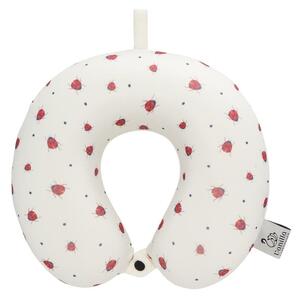 Poduszka podróżna rogal Travel Ladybug dla dzieci