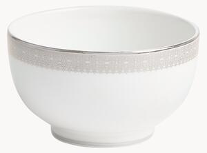 Miska z porcelany kostnej Vera Wang Lace Platinum