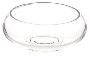 Wazon szklany Limona 25 x 10 x 25 cm, okrągły niski