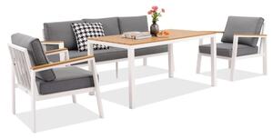 Zestaw aluminiowy Zakintos Apetito 5 biały Garden Point