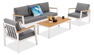 Zestaw aluminiowy Zakintos Coffee 5 biały Garden Point