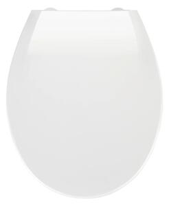 Biała deska sedesowa wolnoopadająca Wenko Kos, 44x37,5 cm