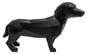 Czarna figurka PT LIVING Origami Dog