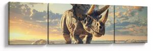 Obraz - Triceratops (170x50 cm)