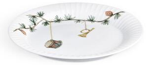 Porcelanowy świąteczny talerz Kähler Design Hammershoi Christmas Plate, ⌀ 19 cm