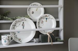 Porcelanowy świąteczny talerz Kähler Design Hammershoi Christmas Plate, ⌀ 19 cm