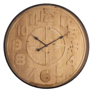 Zegar ścienny w dekorze drewna Antic Line, ø 80 cm