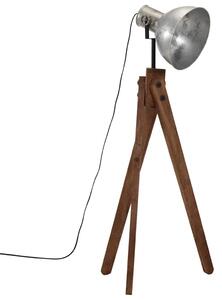 Lampa stojąca, 25 W, srebro vintage, 45x45x120 cm, E27