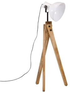 Lampa stojąca, 25 W, biała, 45x45x120 cm, E27