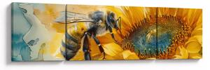 Obraz - Pszczoła, akwarela (170x50 cm)