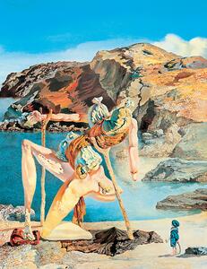 Druk artystyczny Le spectre des sex appeal, Salvador Dalí