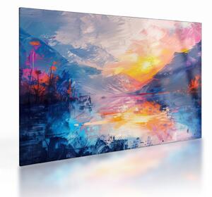 Obraz na szkle - Malarstwo krajobrazowe (70x50 cm)