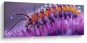 Obraz - Caterpillar (z zegarem) (90x30 cm)