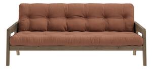 Pomarańczowa rozkładana sofa 204 cm Grab – Karup Design