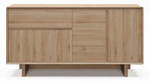 Komoda w dekorze dębu w naturalnym kolorze 146x76x45 cm Carpi – Marckeric