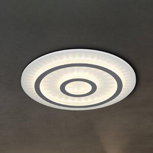 Globo Lampa sufitowa Jayden, możliwość ściemniania, biały / opal, salon / jadalnia, metal