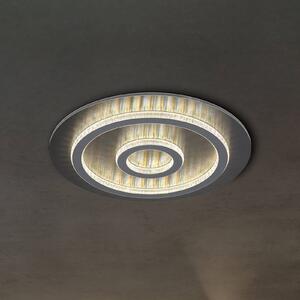 Globo Lampa sufitowa Jayden, możliwość ściemniania, czarny, salon / jadalnia, metal