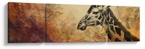 Obraz - Żyrafa, malarstwo (170x50 cm)