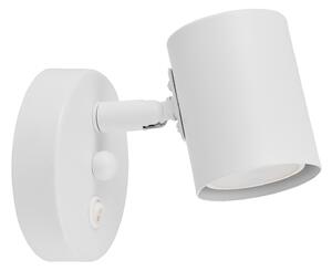 LAMPA ŚCIENNA KINKIET NOWOCZESNY BIAŁY DORA W1