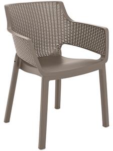 Krzesło ogrodowe EVA - cappuccino