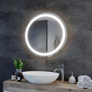 Okrągłe LED lustro do łazienki z oświetleniem C4