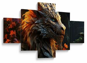 Obraz - Smok (125x70 cm)