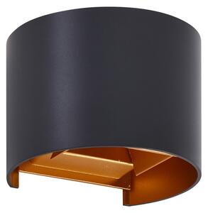 Zewnętrzna Lampa Lindby, Nivar, czarny, balkon, metal, nowoczesny