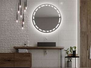 Okrągłe LED lustro do łazienki z oświetleniem C8
