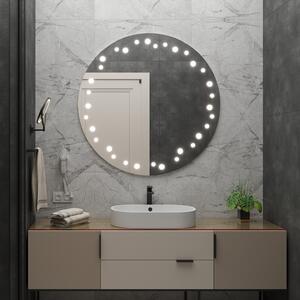Okrągłe LED lustro do łazienki z oświetleniem C10 premium