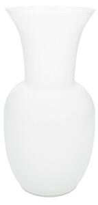 Biały szklany wazon (wysokość 26 cm) – Brandani