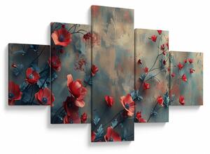 Obraz - Wilcze maki (125x70 cm)