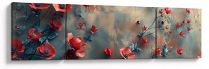 Obraz - Wilcze maki (170x50 cm)