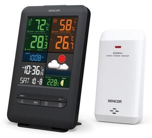 Sencor Sencor - Stacja pogodowa z kolorowym LCD wyświetlaczem 5V/1xCR2032 FT0120